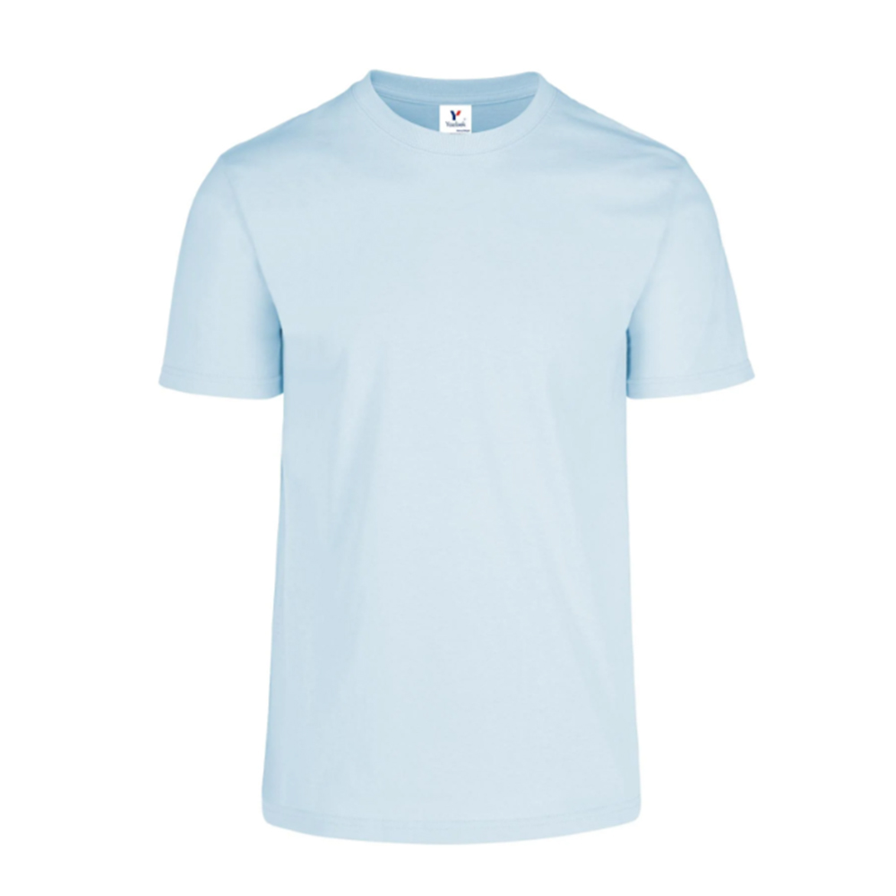 Foto 2 pulgar | Playera Peso Completo Yazbek color Azul Claro 100% Algodón para Caballero
