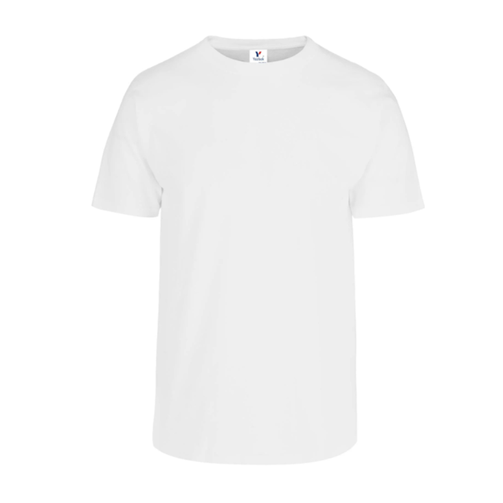 Foto 2 pulgar | Playera Peso Completo Yazbek C0300 Blanca para Caballero