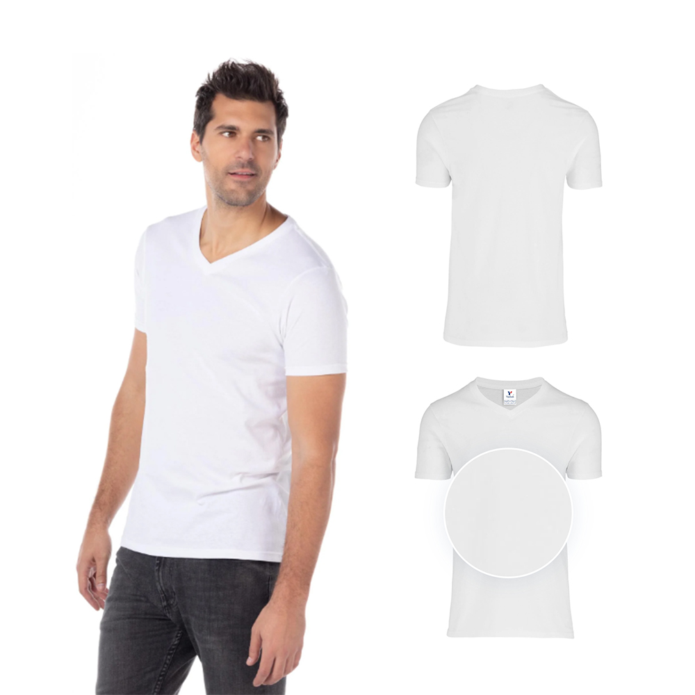 Foto 3 pulgar | Playera Yazbek color Blanco para Hombre