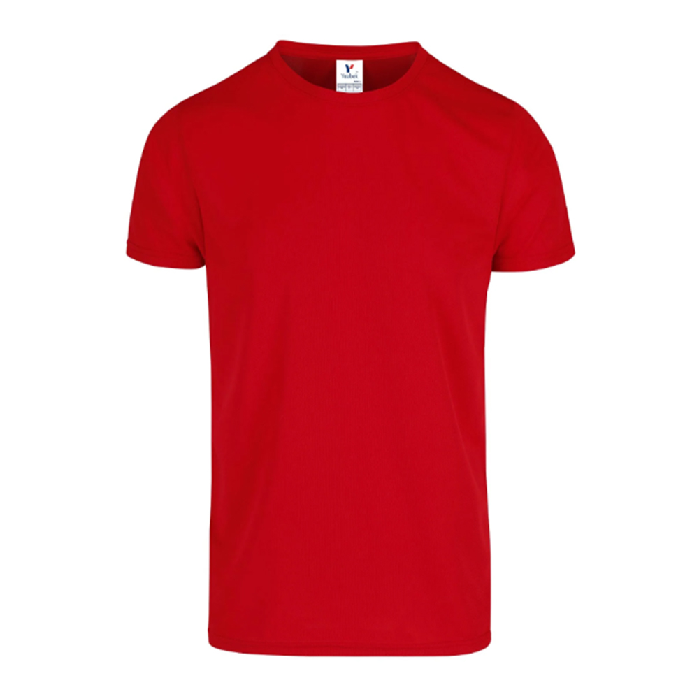 Foto 2 pulgar | Playera Cuello Redondo color Rojo 100% Poliéster para Caballero