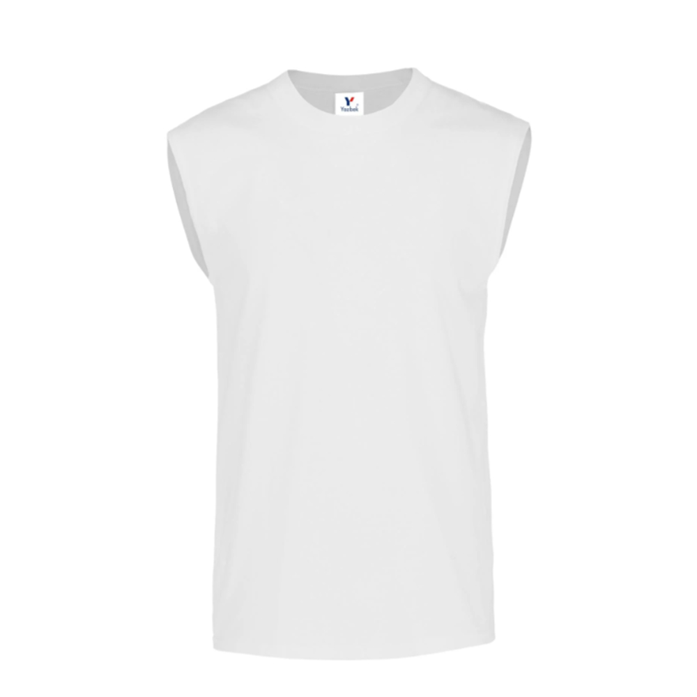 Foto 2 pulgar | Playera Cuello Redondo Sin Mangas Yazbek Blanca