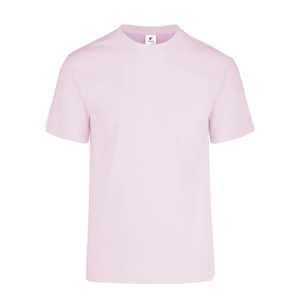 Foto 2 pulgar | Playera Peso Completo color Rosa Pastel 100% Algodón para Caballero