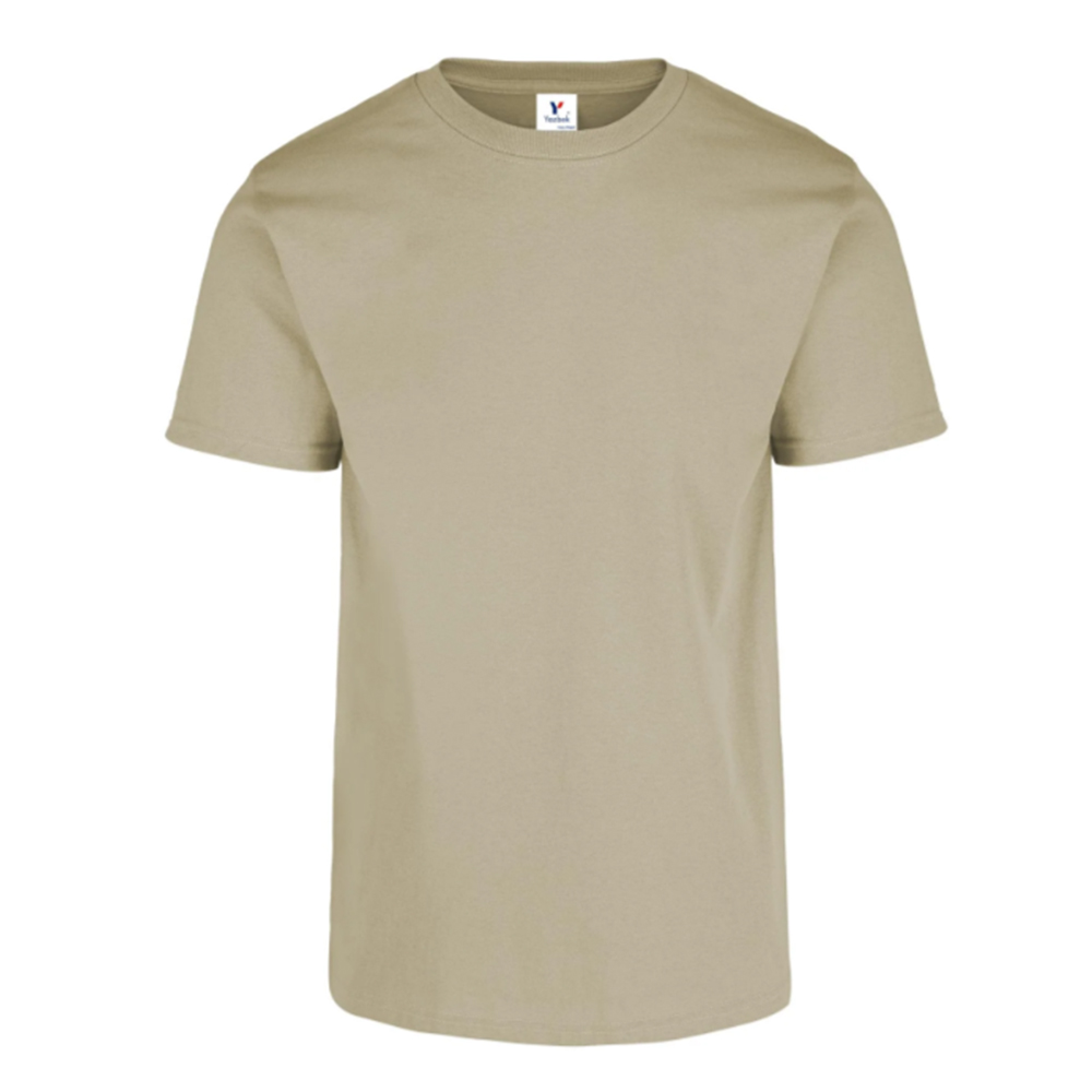 Foto 2 pulgar | Playera Peso Completo color Beige 100% Algodón para Hombre