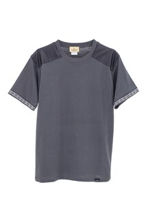 Foto 2 | Playera De Caballero A Ángelozano De Algodón Con Aplicación Sintético, Color Gris Al-w51