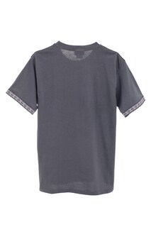 Foto 4 | Playera De Caballero A Ángelozano De Algodón Con Aplicación Sintético, Color Gris Al-w51