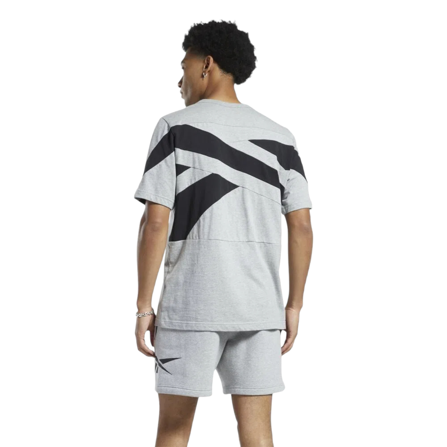 Foto 4 pulgar | Playera Reebok Cl Bv Ss para Hombre Gris