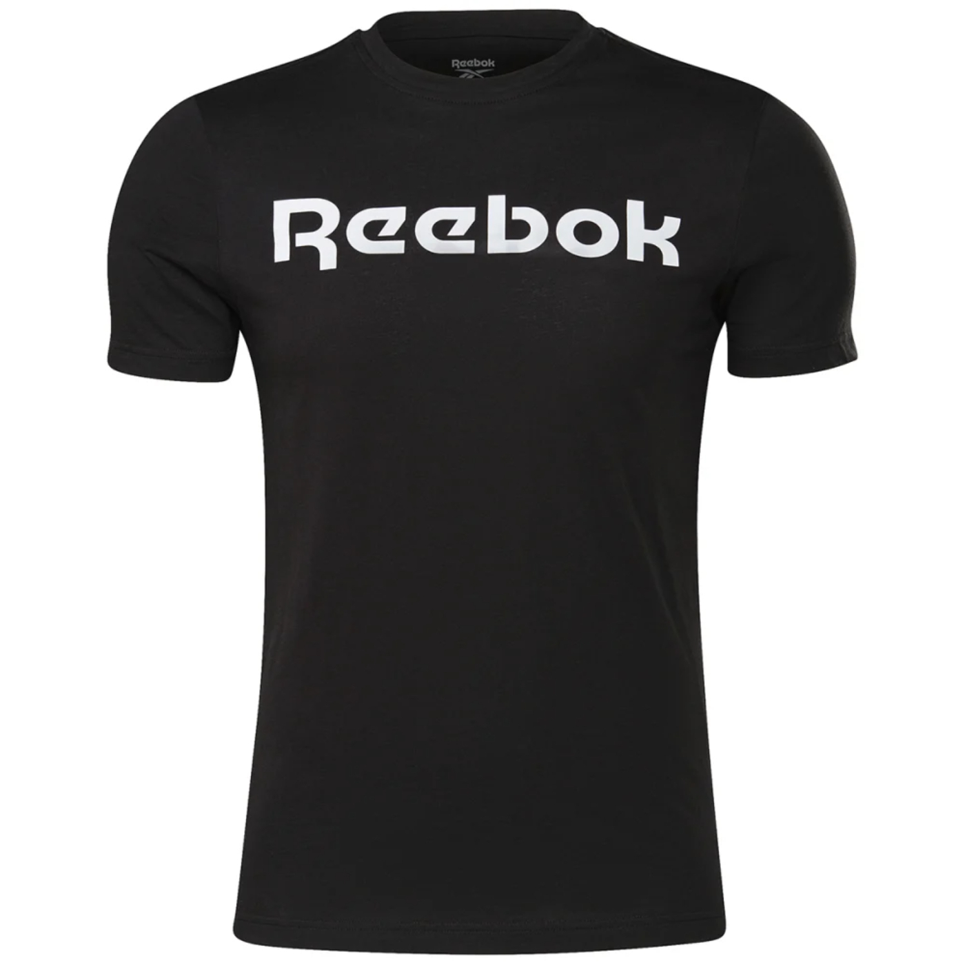 Playera Reebok Linear Read T-shirt Negra Gj0136 para Hombre