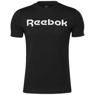 Foto 1 | Playera Reebok Linear Read T-shirt Negra Gj0136 para Hombre