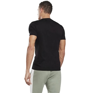 Foto 3 | Playera Reebok Linear Read T-shirt Negra Gj0136 para Hombre