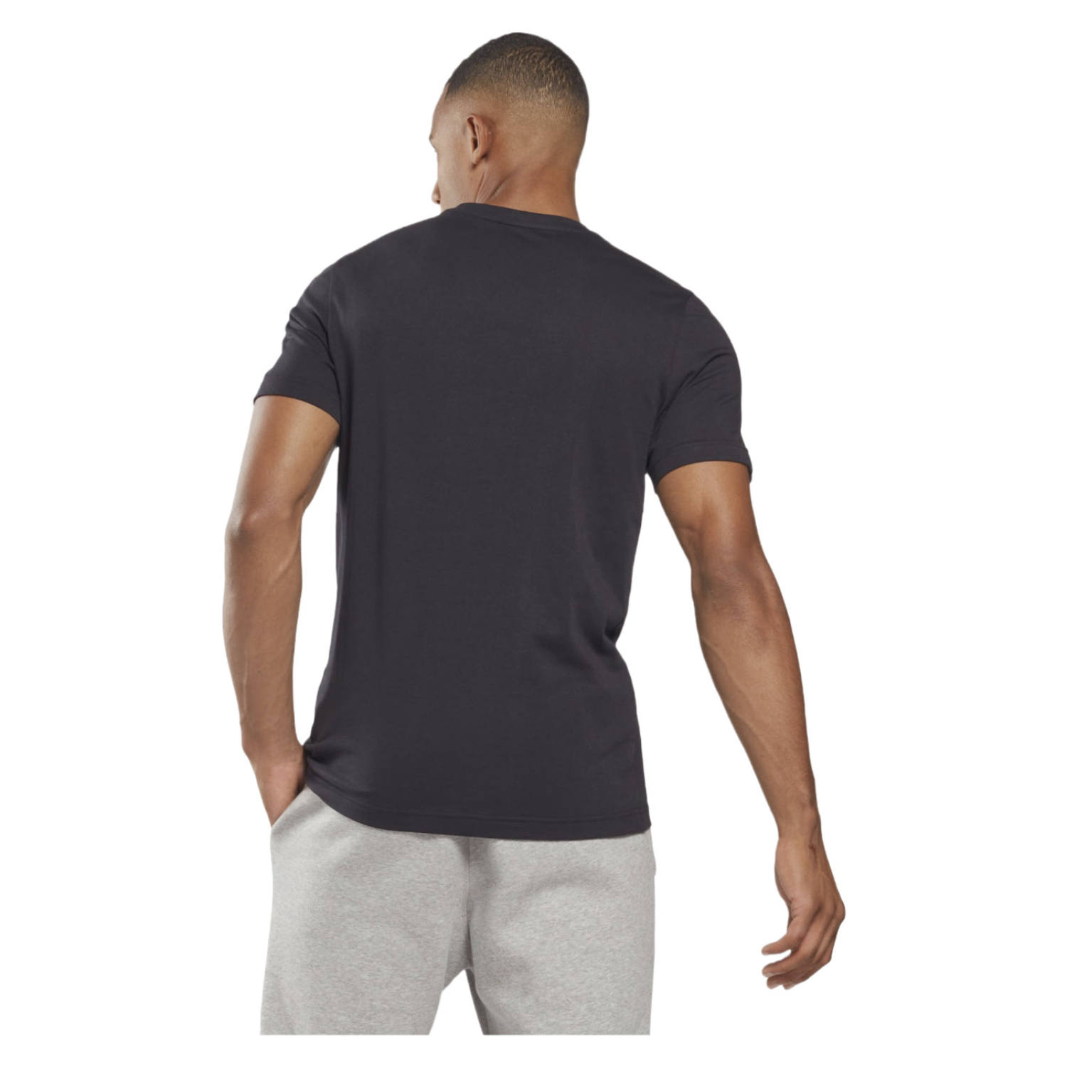 Foto 4 pulgar | Playera Reebok Graphic Series Negra Hd4000 para Hombre