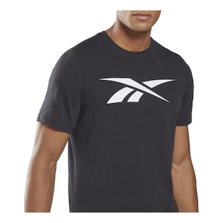 Foto 4 | Playera Reebok Graphic Series Negra Hd4000 para Hombre