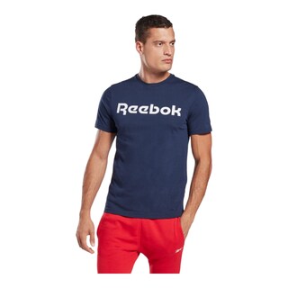 Foto 3 | Playera Reebok Azul para Hombre