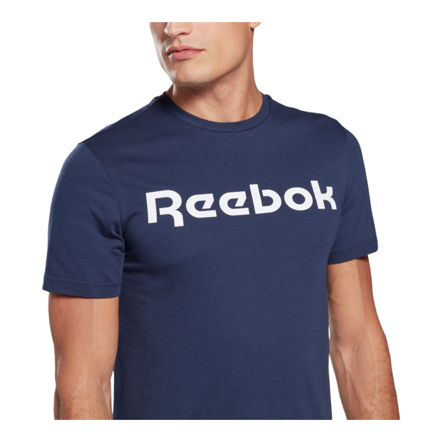 Foto 6 pulgar | Playera Reebok Azul para Hombre