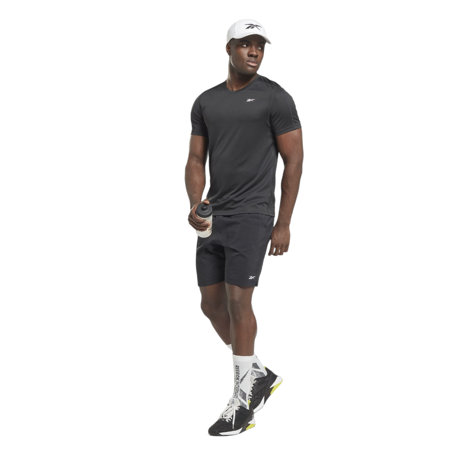 Foto 4 pulgar | Playera Reebok Negra para Hombre