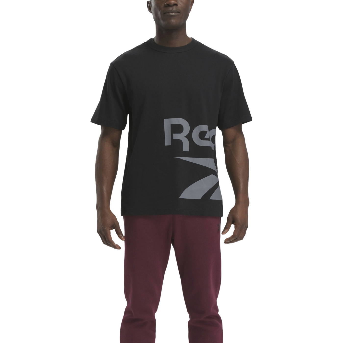 Foto 4 pulgar | Playera Reebok Gs Side Negra para Hombe