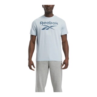 Foto 2 | Playera Reebok Ri Big Stacked Gris para Hombre