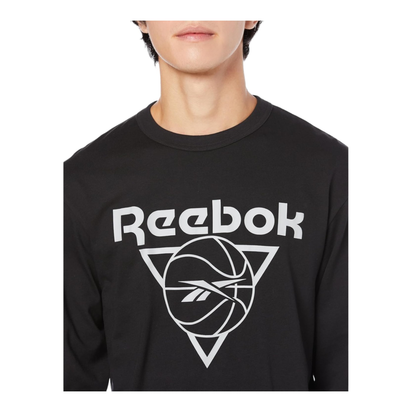 Foto 4 | Playera Reebok Negra para Hombre