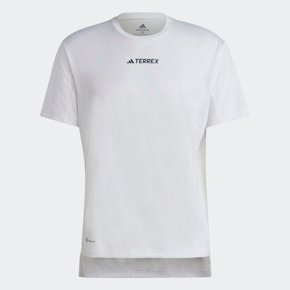 Foto 2 | Playera Adidas Blanca para Hombre