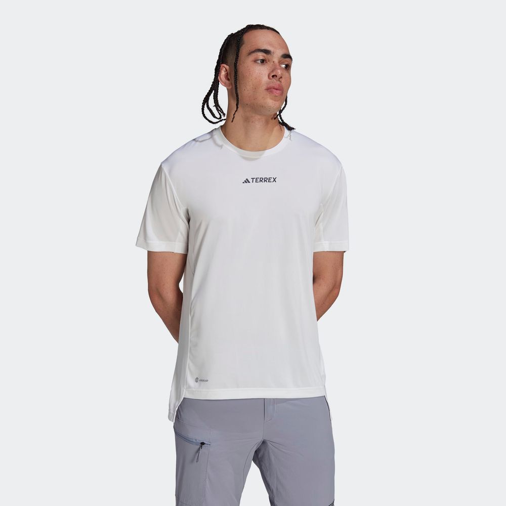 Foto 5 | Playera Adidas Blanca para Hombre