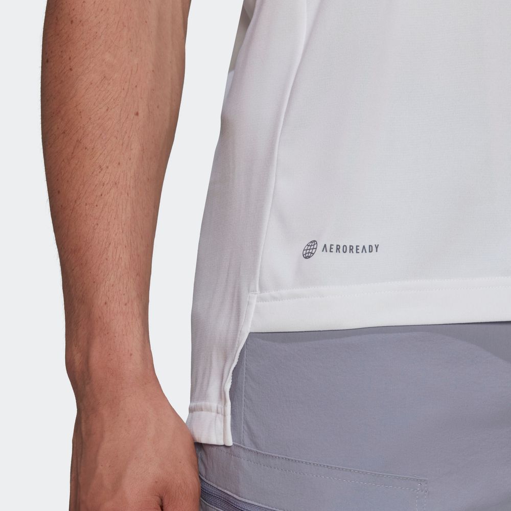 Foto 6 | Playera Adidas Blanca para Hombre