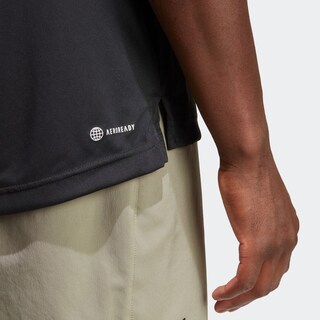 Foto 8 | Polo Adidas Negra para Hombre