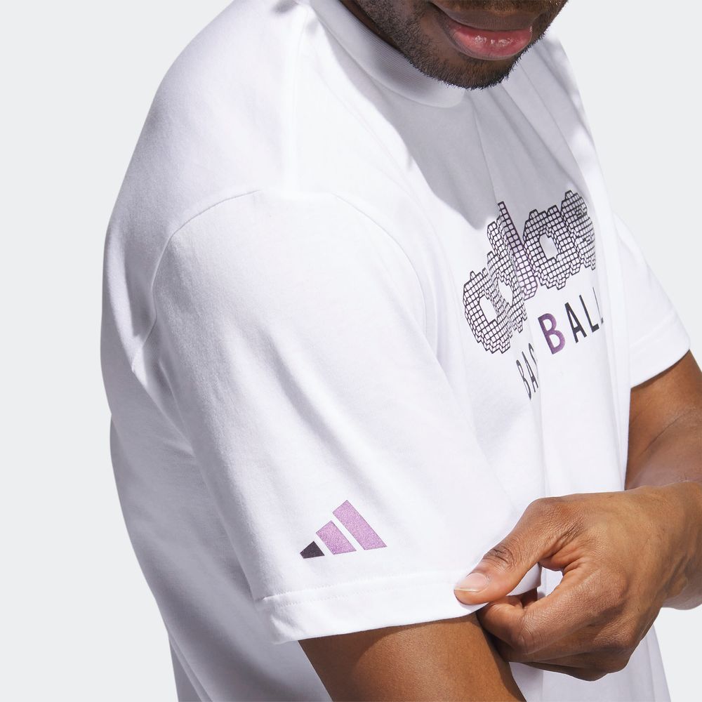 Foto 8 pulgar | Playera Adidas Metaverse Blanca para Hombre