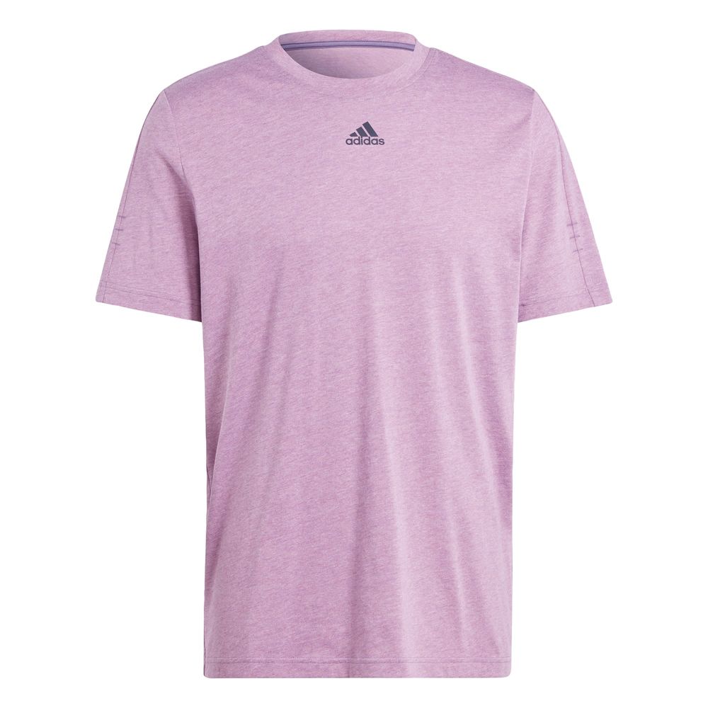 Foto 2 pulgar | Playera Jaspeada Adidas Violeta Hombre