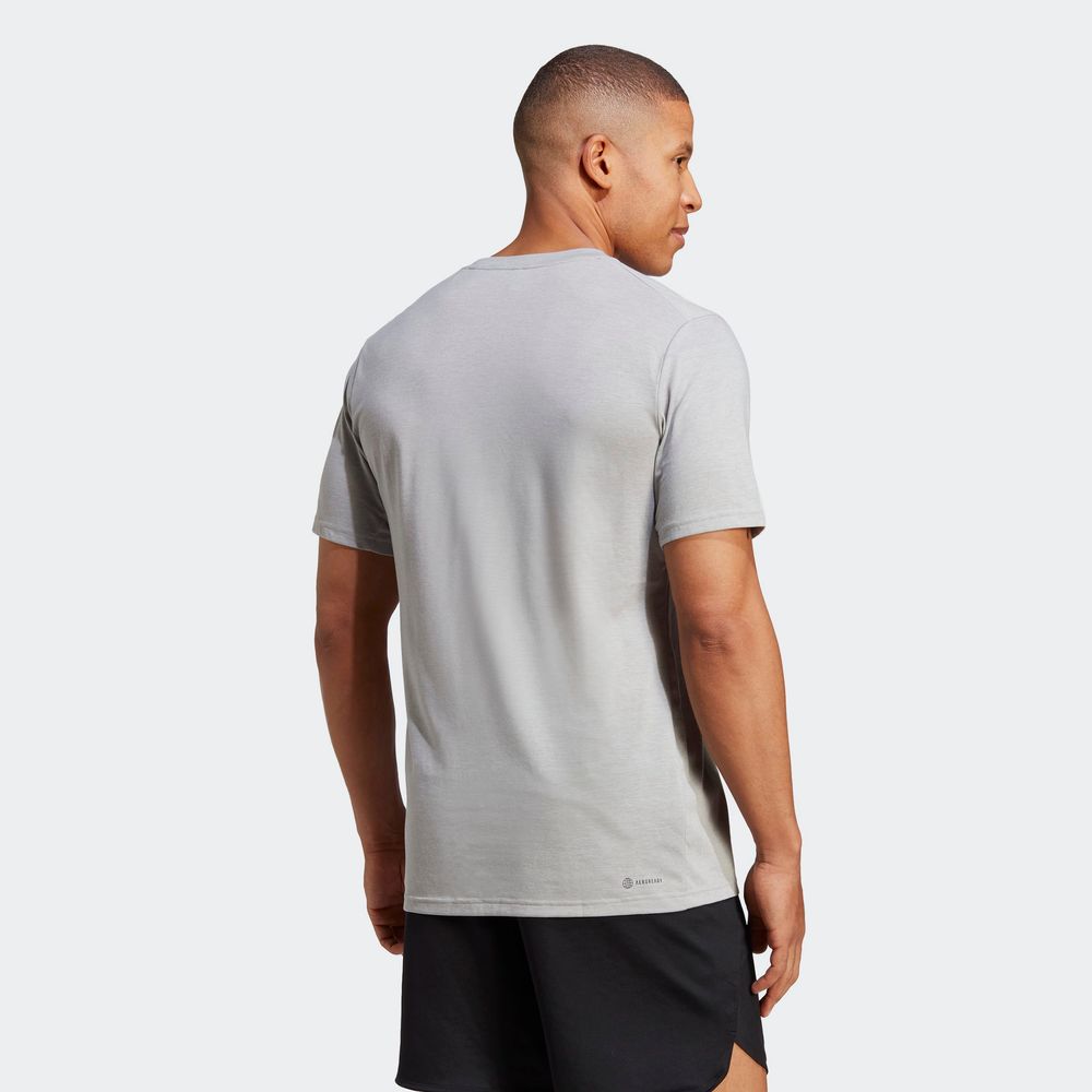 Foto 5 pulgar | Playera Deportiva Adidas Train Essentials Feelready Gris para Hombre