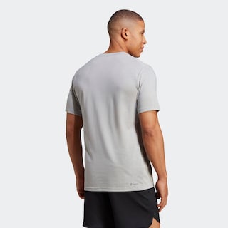 Foto 4 | Playera Deportiva Adidas Train Essentials Feelready Gris para Hombre