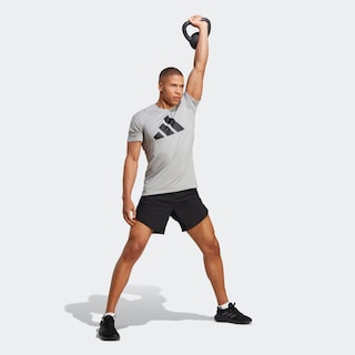 Foto 5 | Playera Deportiva Adidas Train Essentials Feelready Gris para Hombre