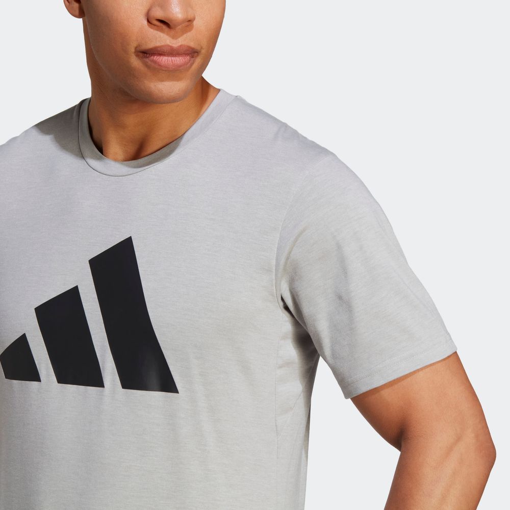 Foto 7 pulgar | Playera Deportiva Adidas Train Essentials Feelready Gris para Hombre