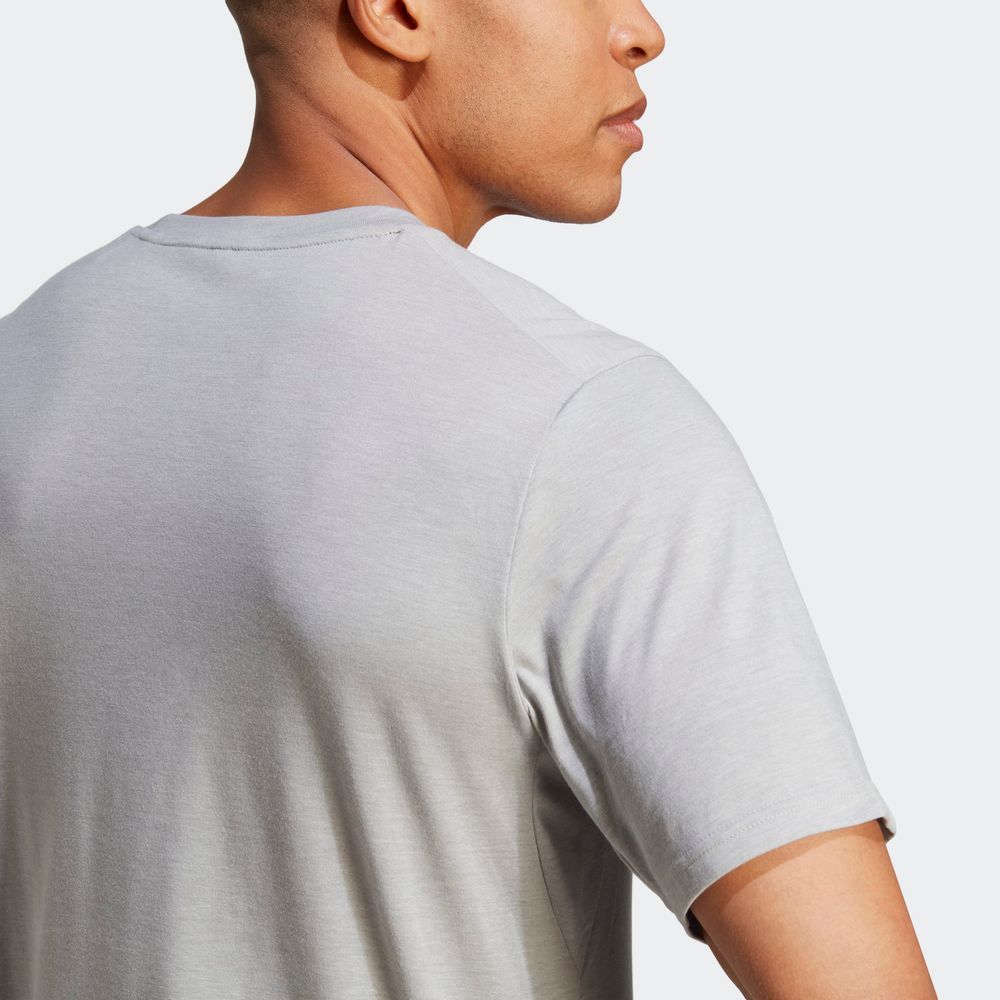Foto 8 pulgar | Playera Deportiva Adidas Train Essentials Feelready Gris para Hombre