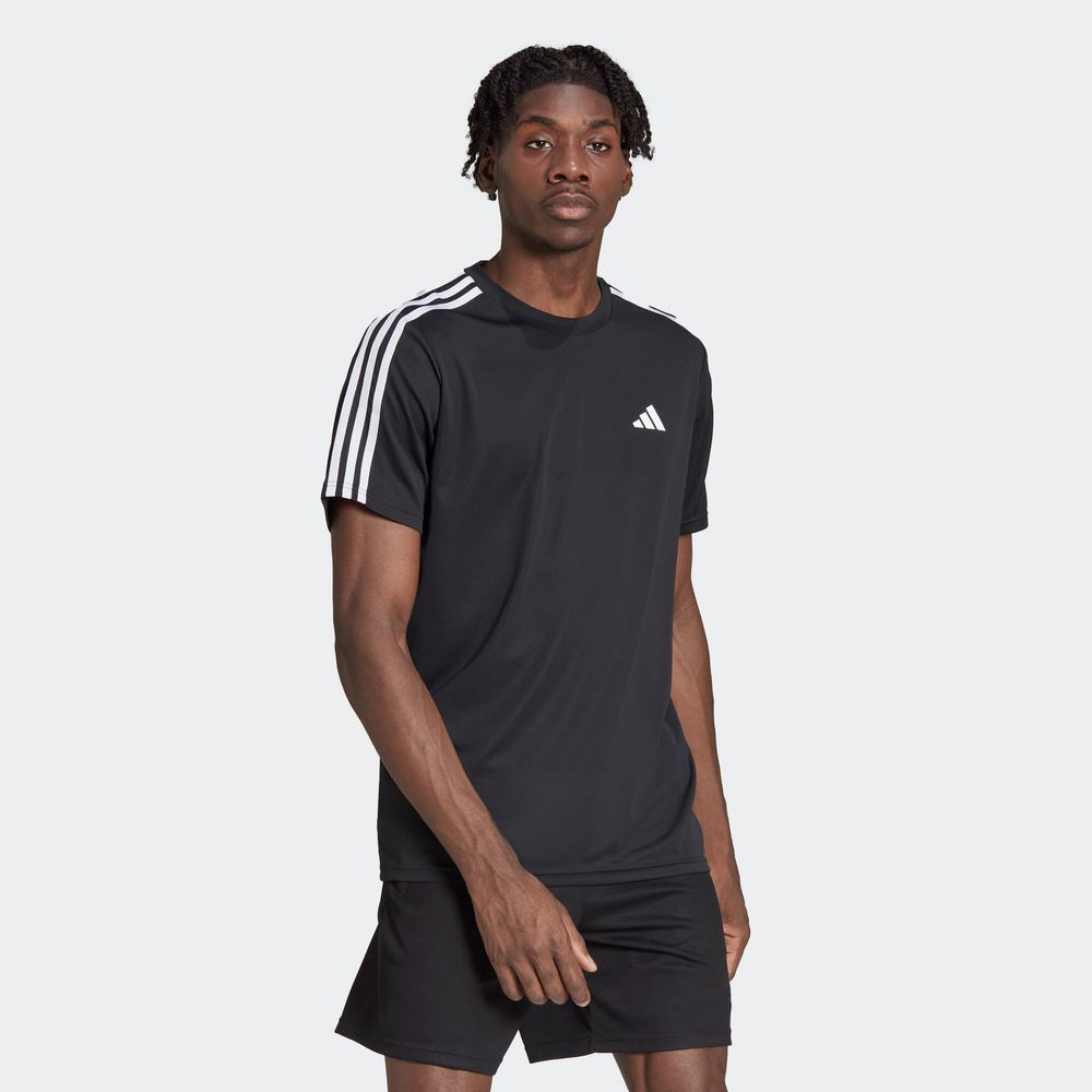 Foto 4 pulgar | Playera  para Hombre Adidas Train Negra