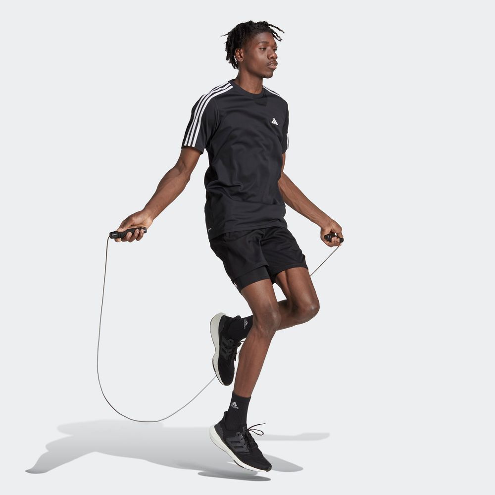 Foto 6 pulgar | Playera  para Hombre Adidas Train Negra