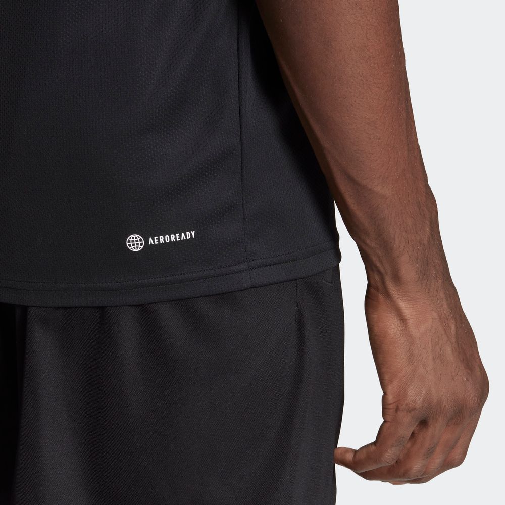 Foto 8 pulgar | Playera  para Hombre Adidas Train Negra