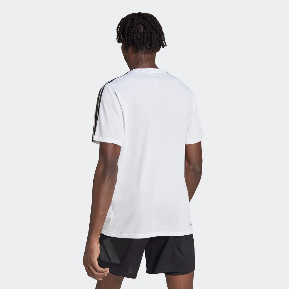 Foto 5 pulgar | Playera Adidas Train Essentials Blanca para Hombre