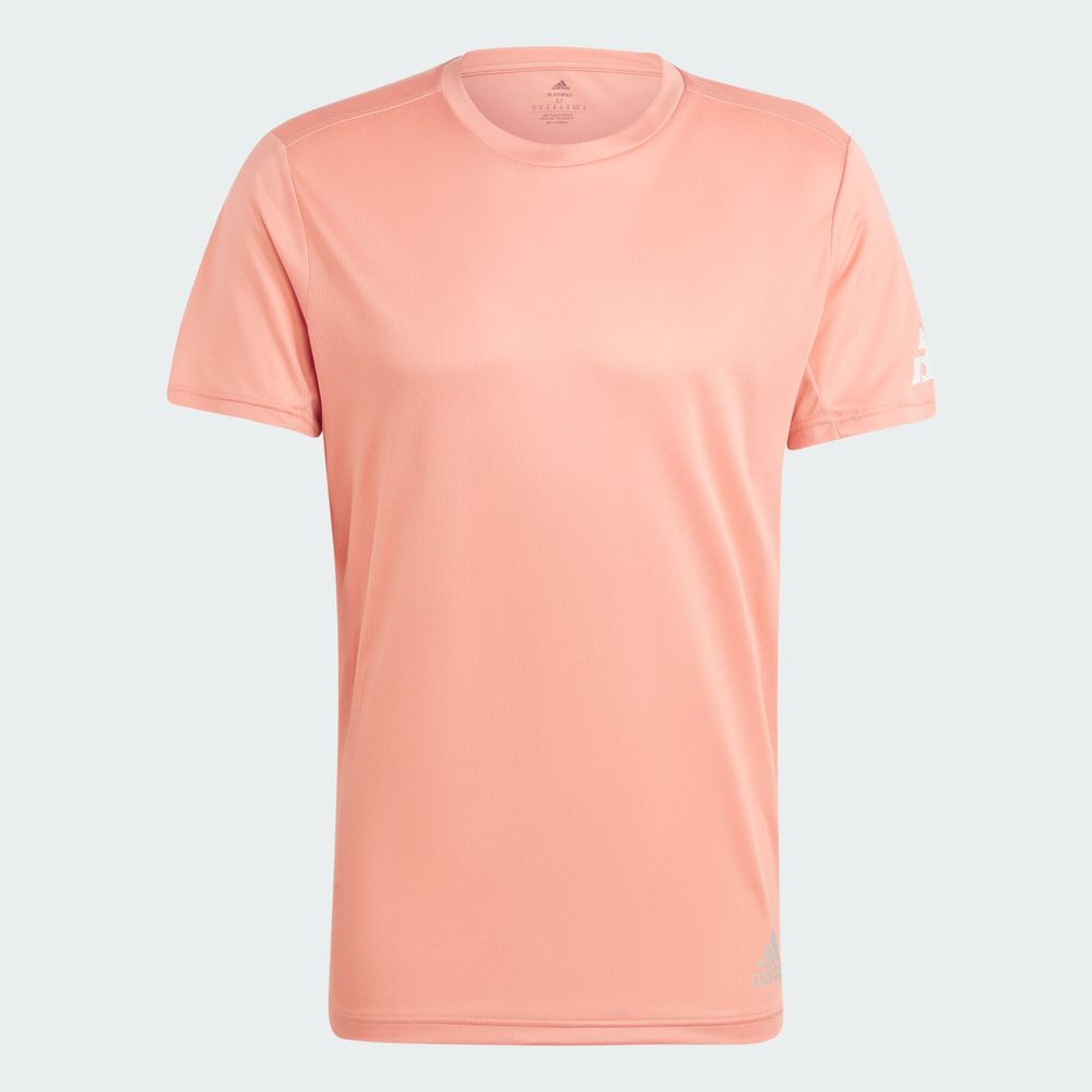 Foto 3 pulgar | Playera Adidas Run It Roja para Hombre