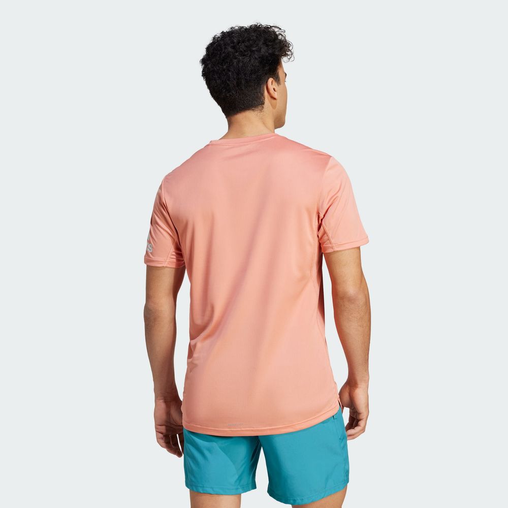 Foto 5 pulgar | Playera Adidas Run It Roja para Hombre