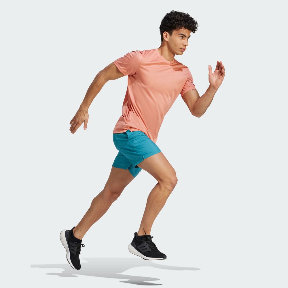 Foto 6 pulgar | Playera Adidas Run It Roja para Hombre