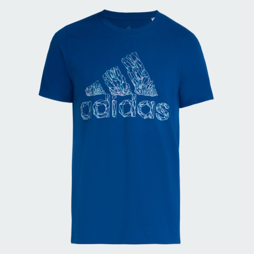 Foto 4 pulgar | Playera Myst Fill Adidas Azul para Hombre