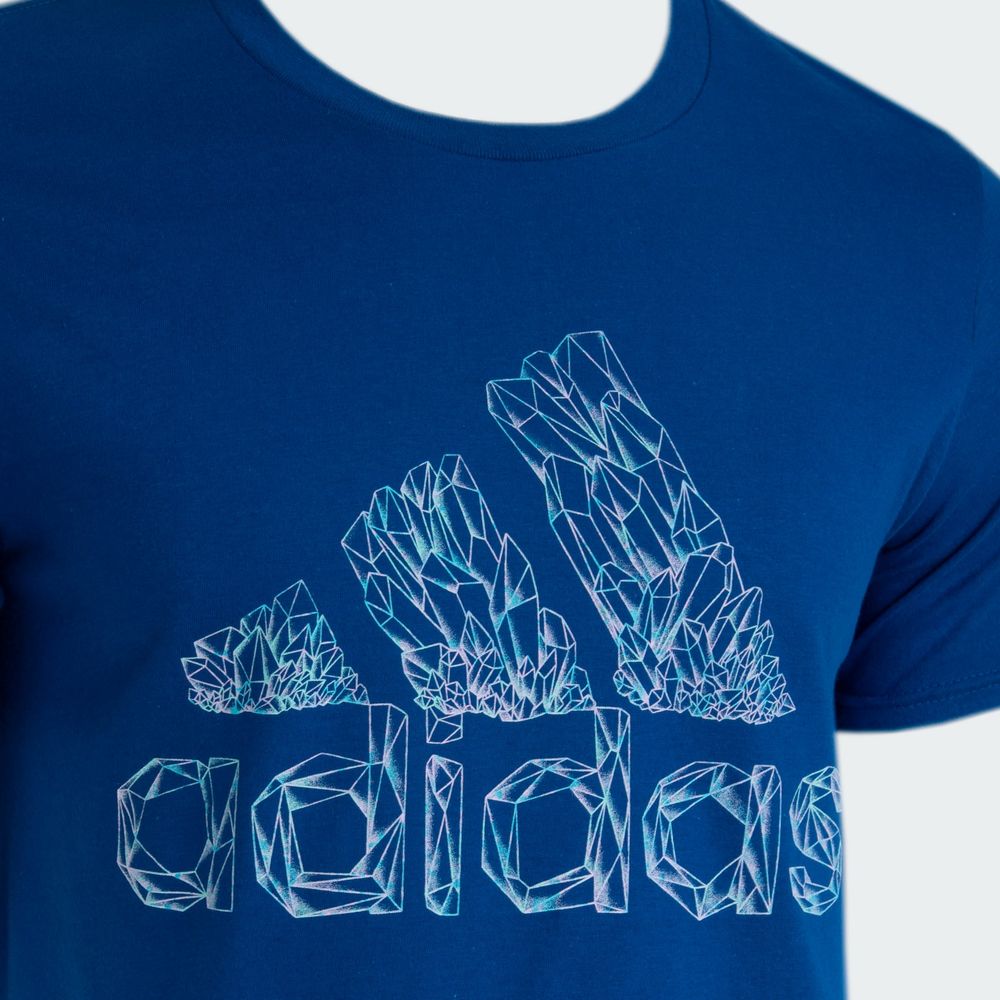 Foto 6 pulgar | Playera Myst Fill Adidas Azul para Hombre