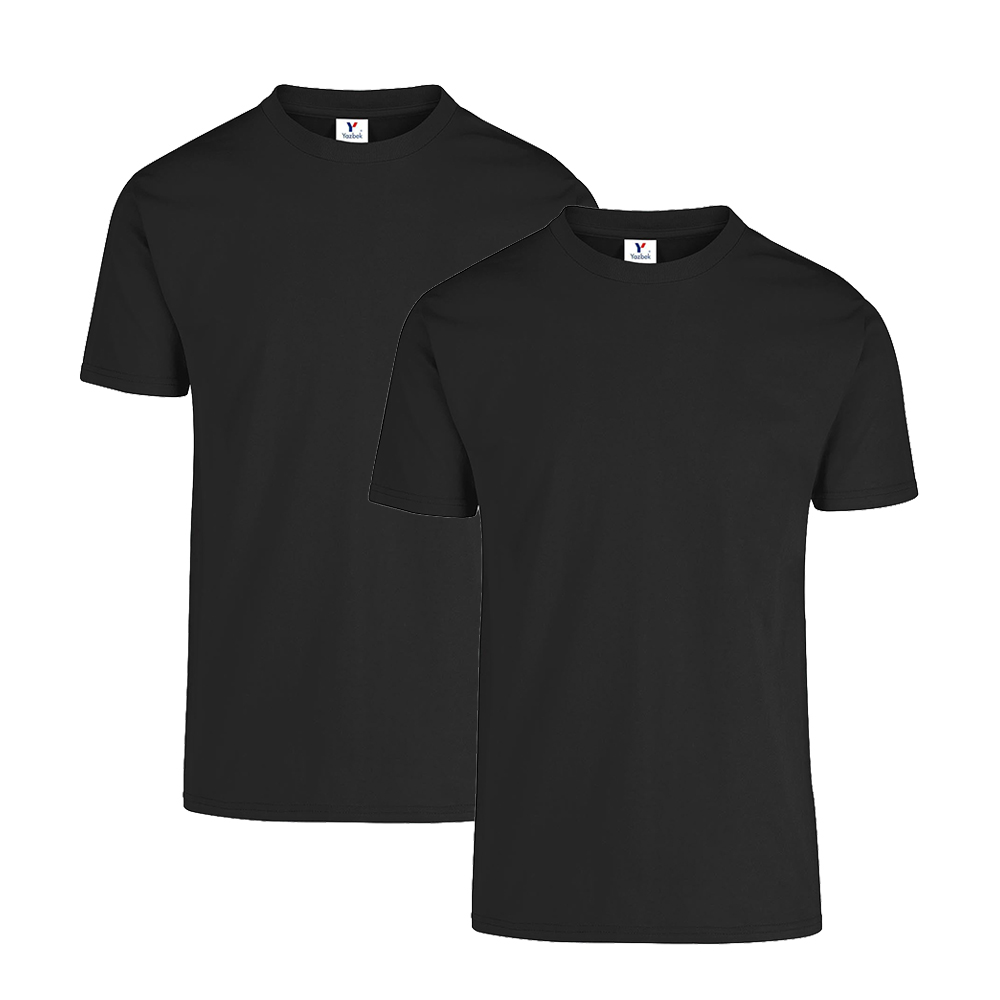 Foto 2 pulgar | Playera para Caballero Yazbek Gris 100% Algodón 2 Piezas