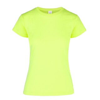 Foto 1 | Playera Cuello Redondo Yazbek para Dama Amarillo Neón