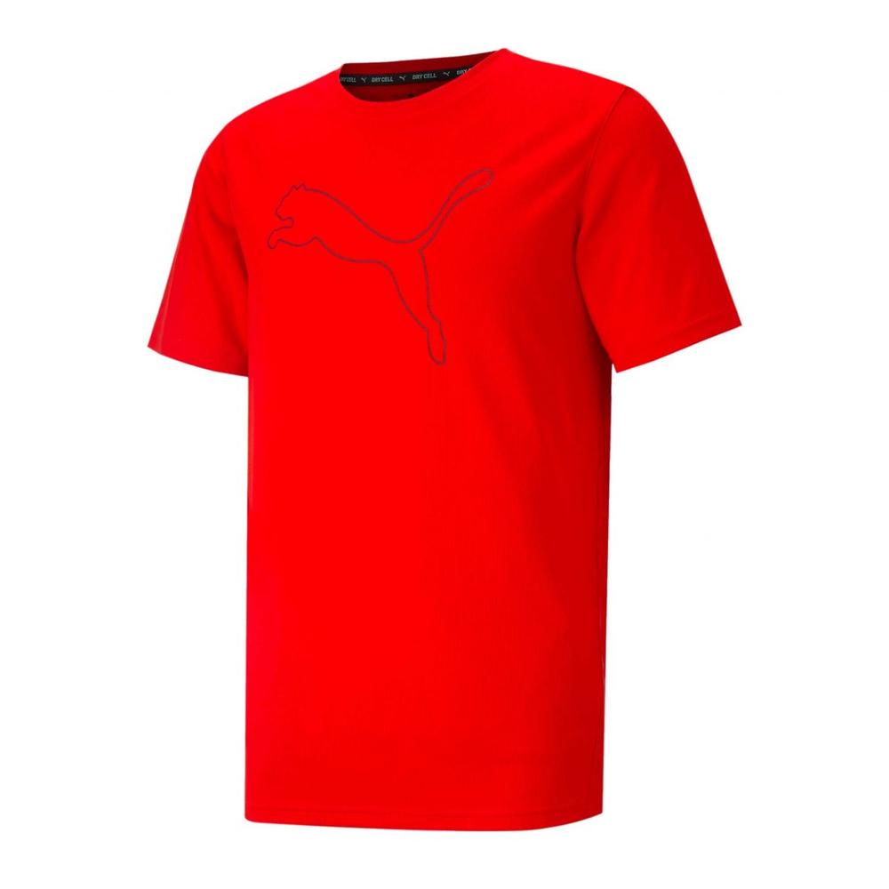 Foto 2 pulgar | Playera Puma Jsy. Performance Cat Roja para Hombre