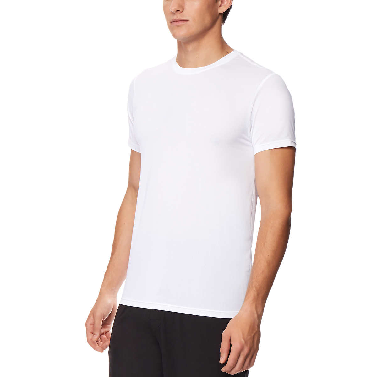 Foto 4 pulgar | Playera 32 Degrees Heat 4 Pack Deportiva Blanca para Hombre