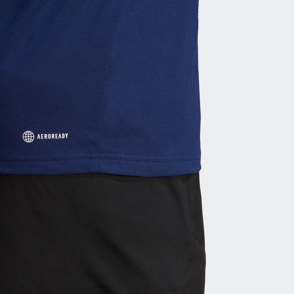 Foto 7 | Playera Adidas Azul para Hombre