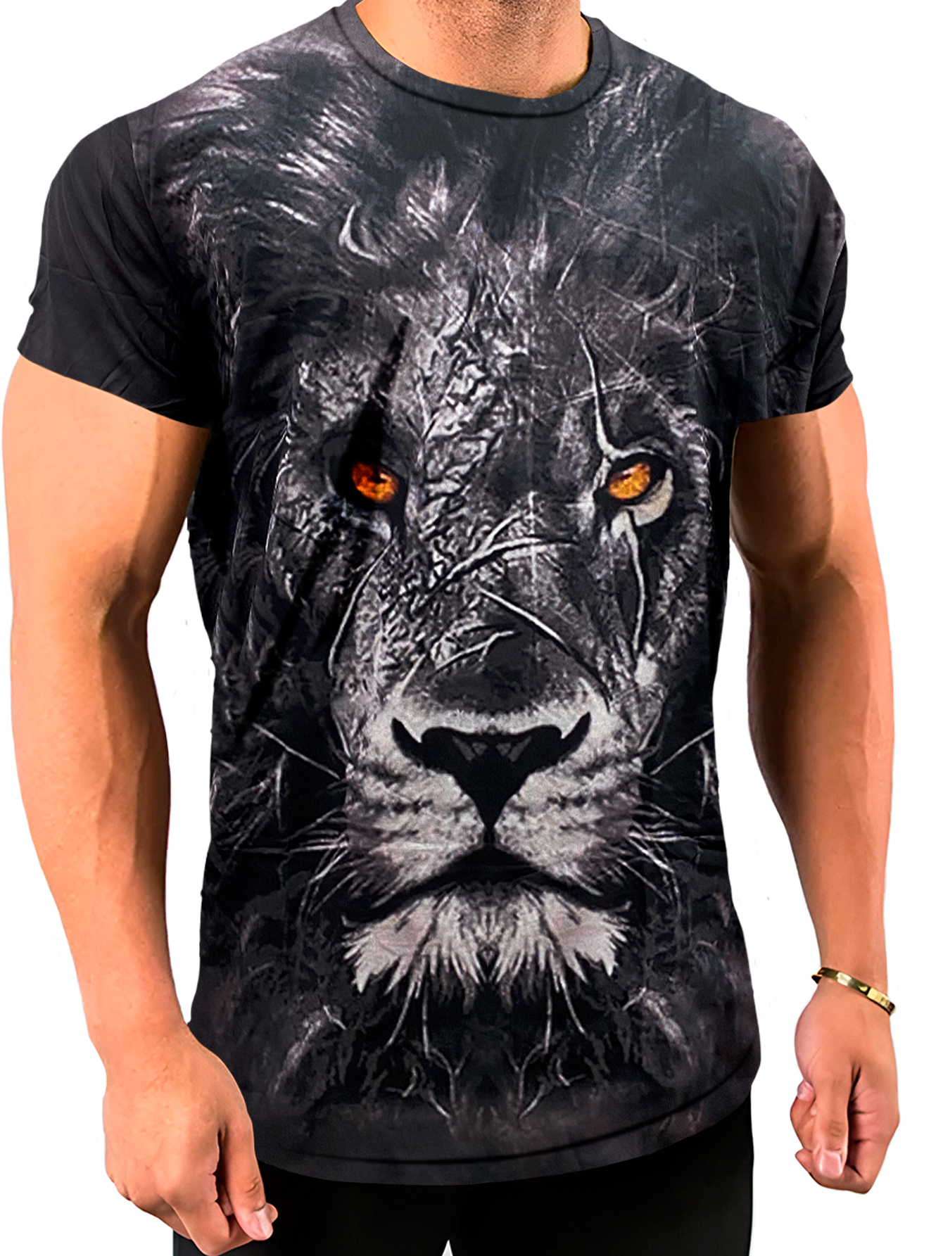 Playera Sublimada Shendy Vendy Negra para Hombre