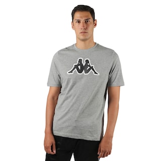 Foto 1 | Playera Kappa Gris para Caballero Manga Corta Logo Zobi