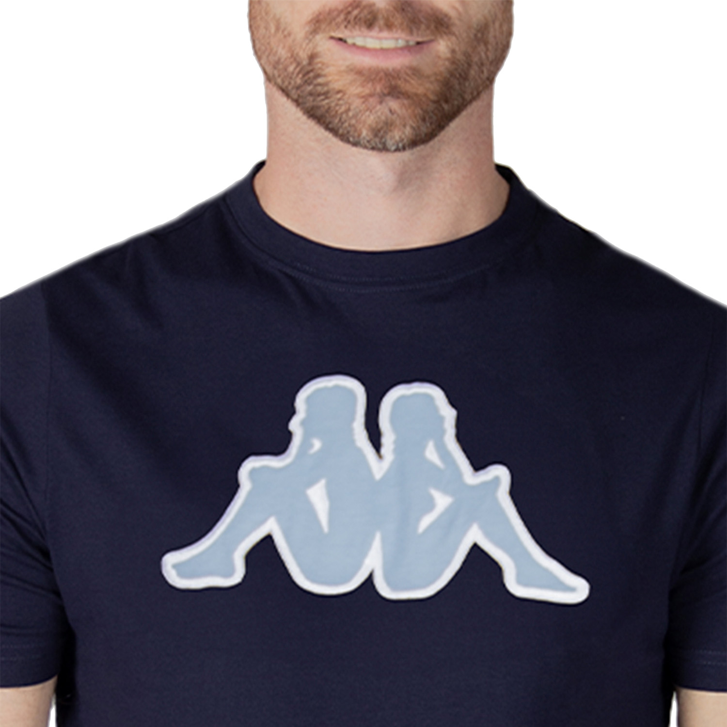 Foto 4 pulgar | Playera Deportiva Kappa Logo Zobi para Hombre Negra
