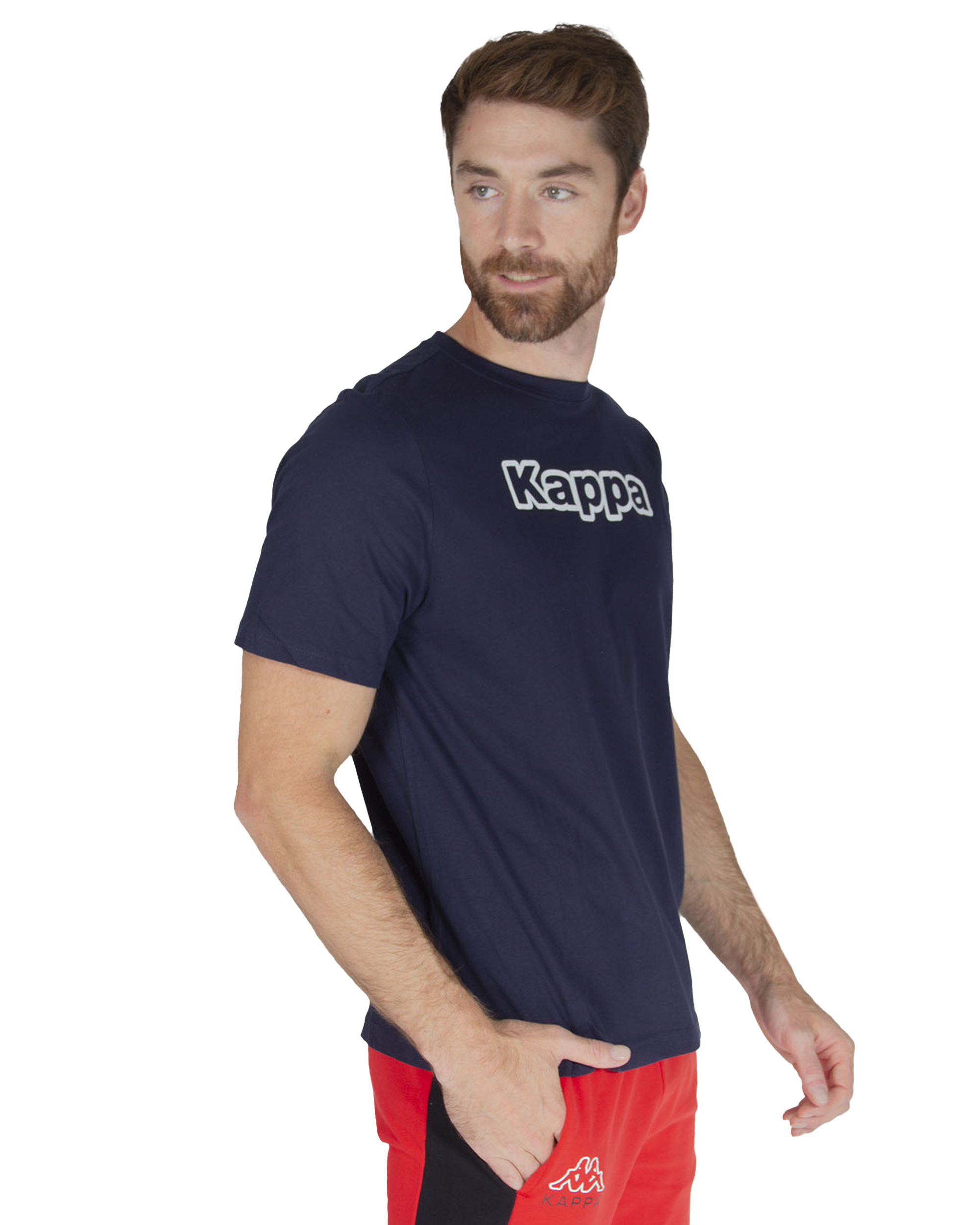 Foto 4 pulgar | Playera Caballero Manga Corta Kappa Logo Fromen